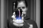 taser thumb