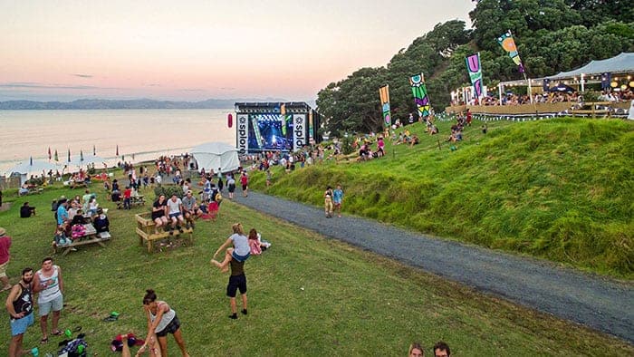 Splore festival beach