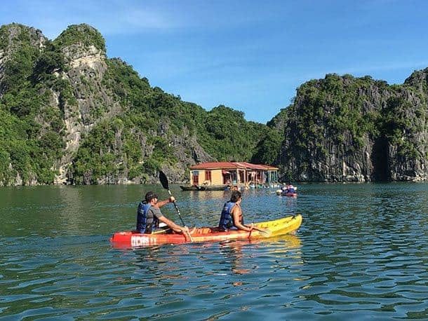 Ha Long Bay fishing village Vietnam