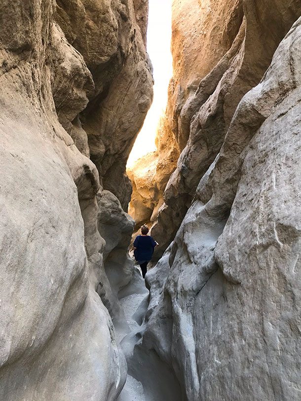 San Andreas slot canyon