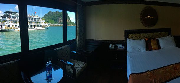 My halong bay cruise cabin