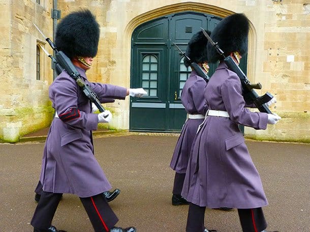 Windsor castle guards