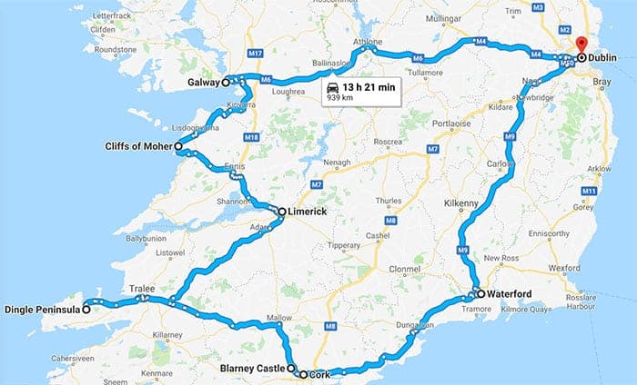 dublin to galway road trip