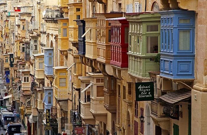 Valetta Malta houses