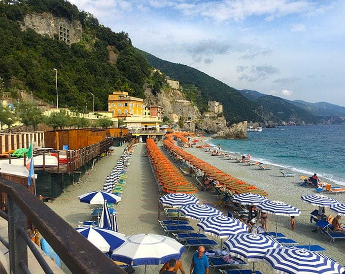 Monterosso beach Cinque Terre