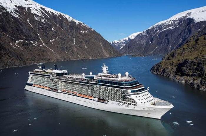 Celebrity solstice ship in alaska