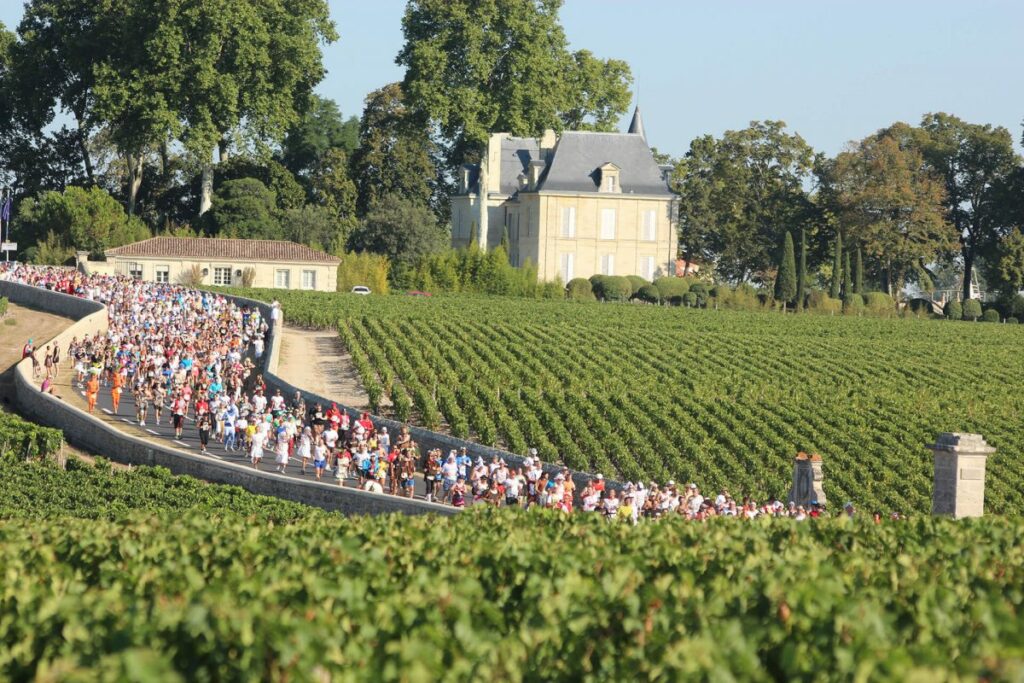 Running through the wine regions