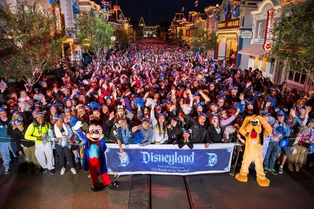 Group in Disneyland
