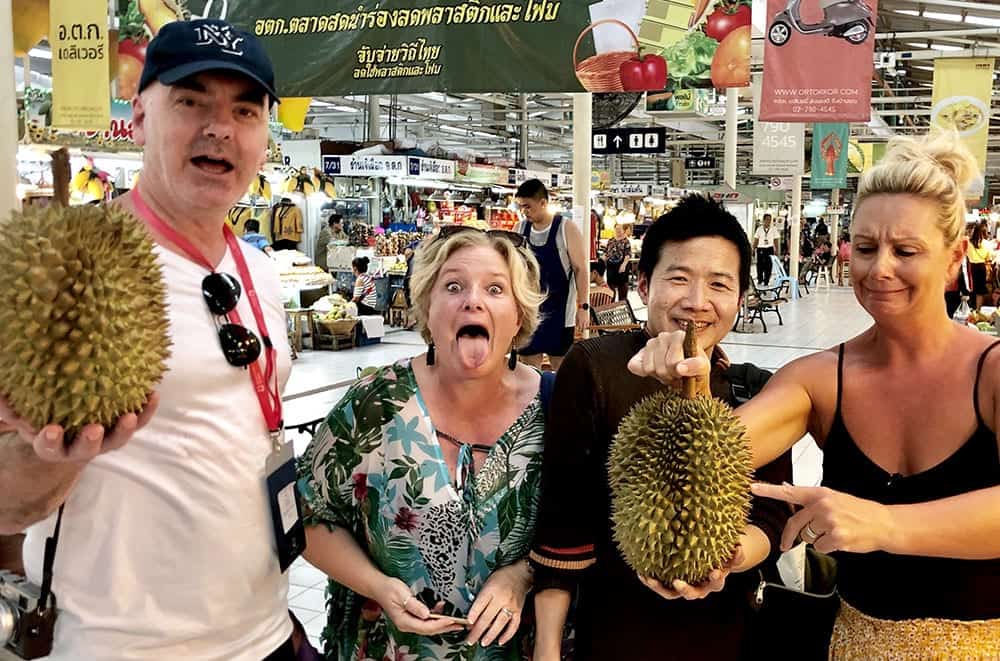 Tasting durian