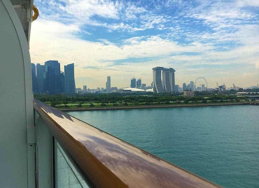 Cruising out of Singapore