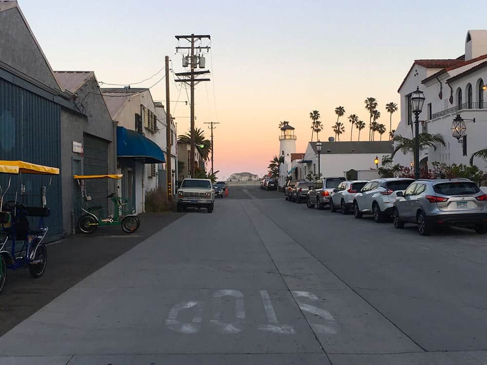 Funk Zone to the sea view in Santa Barbara