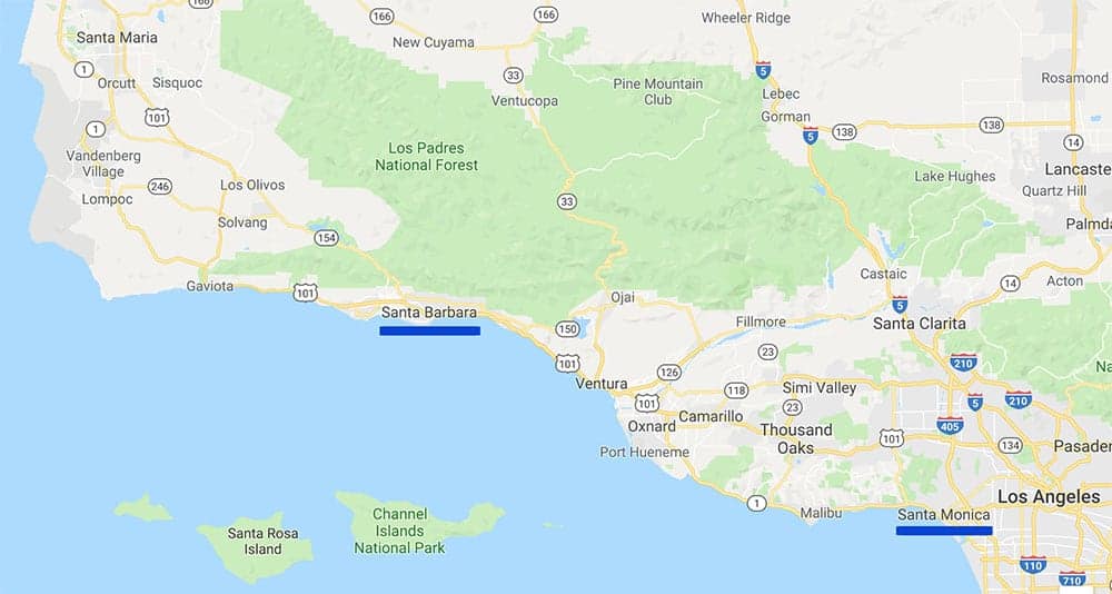 Santa Barbara map