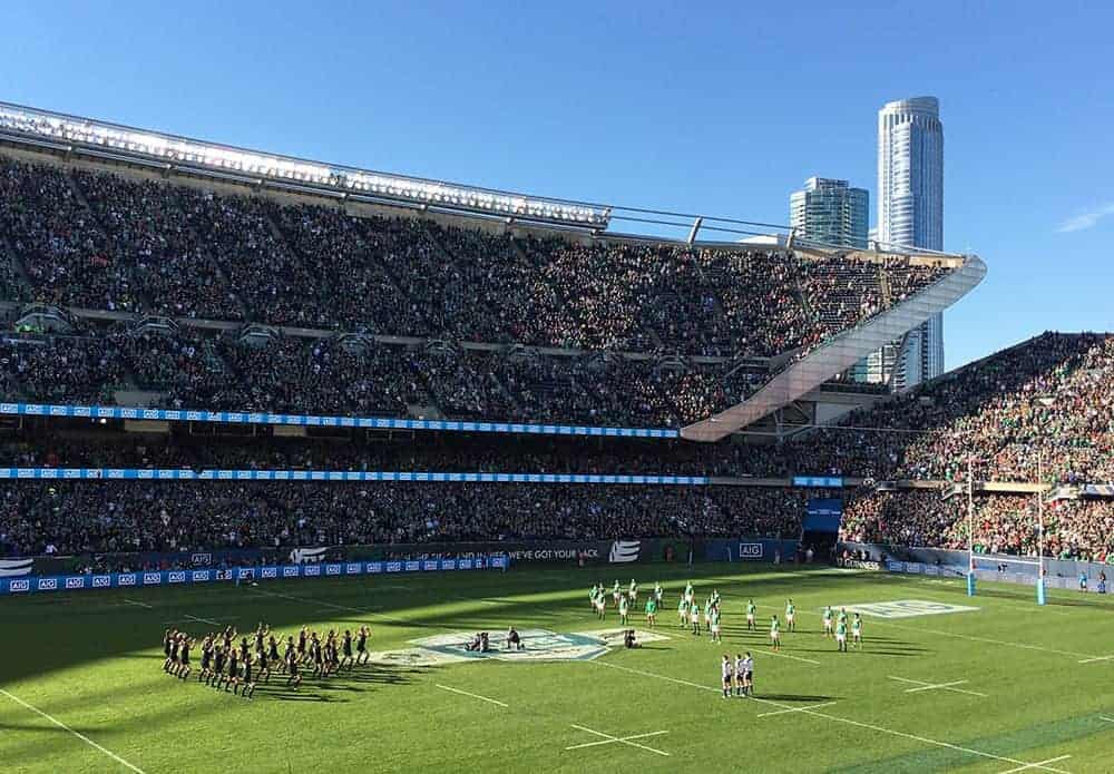 All Blacks haka performed against Ireland in Chicago