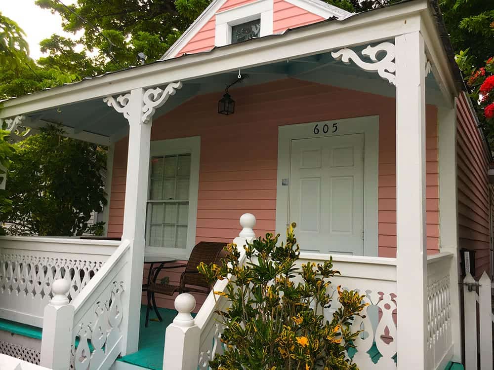 Pink house in Key West