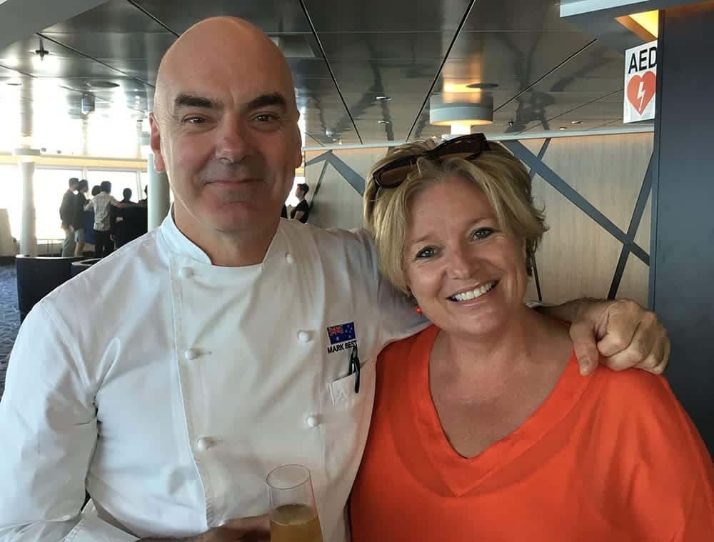 Megan Singleton and chef Mark Best