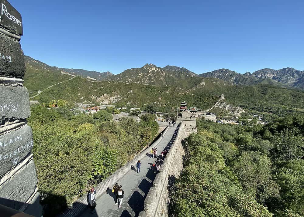 Great wall of china from Juyongguan