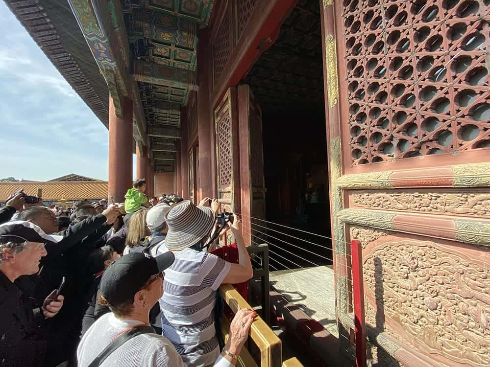 photos inside the buildings in the Forbidden City
