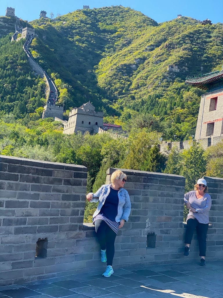 On the Great Wall of China