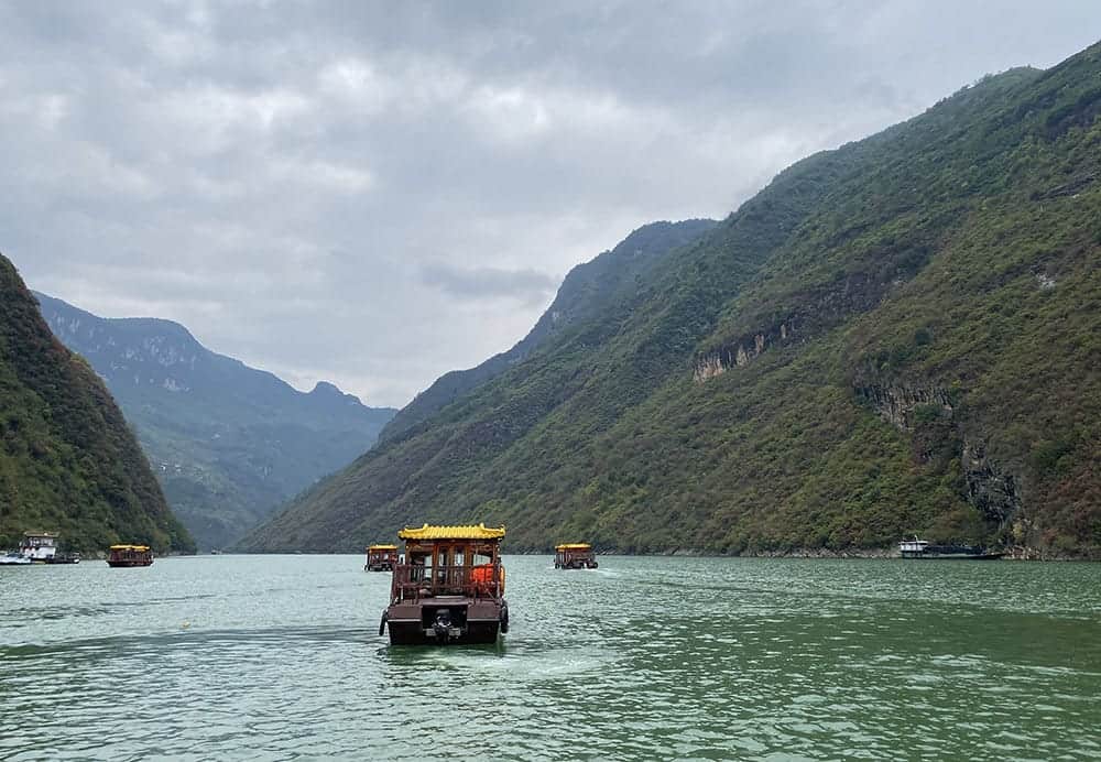 Our side excursion down the Wu Shan river
