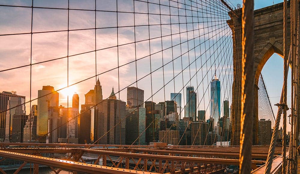 New York City from Brooklyn Bridge