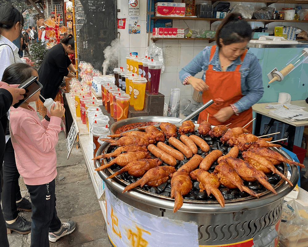 Rice filled chicken wings