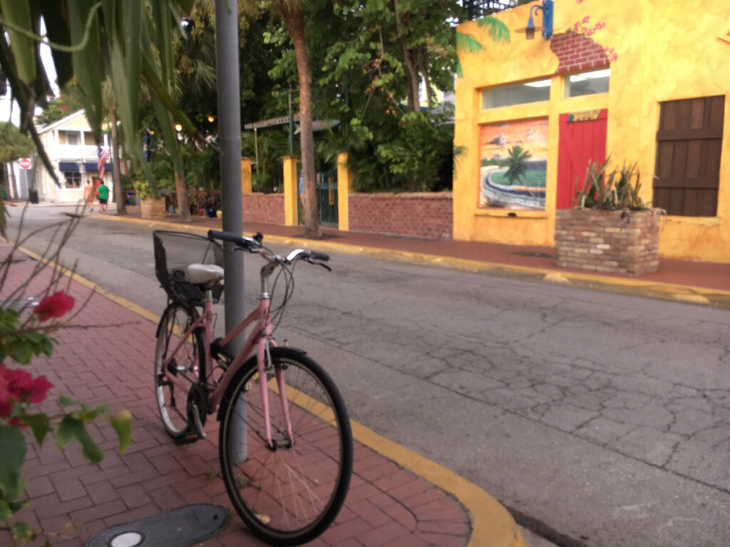 Cute painted houses in Key West