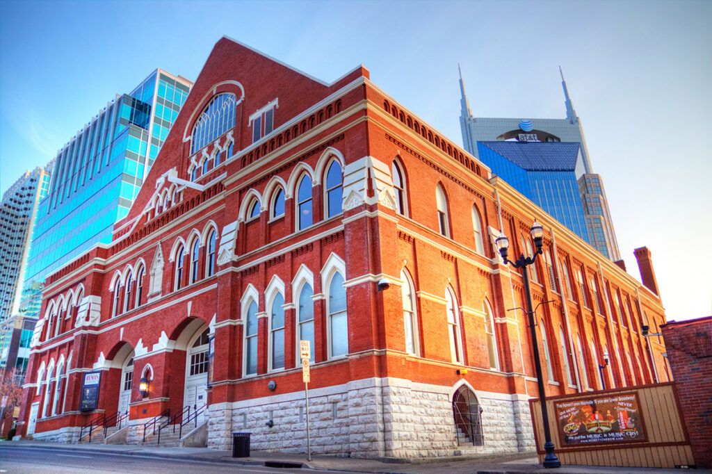 The beautiful Ryman Auditorium