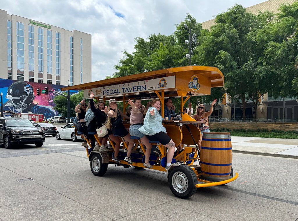 Pedal Tavern in Nashville