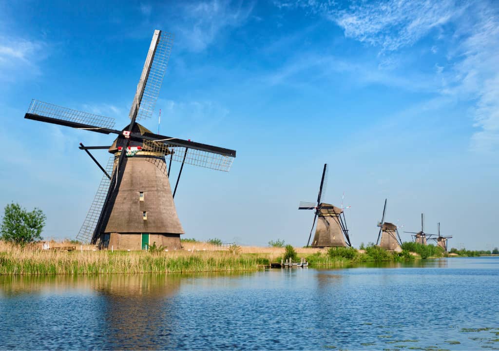 Windmills in Rotterdam