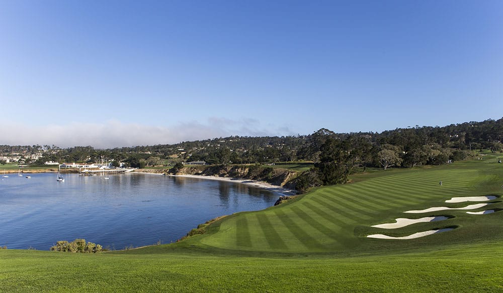 Pebble Beach golf course, Monterey, California