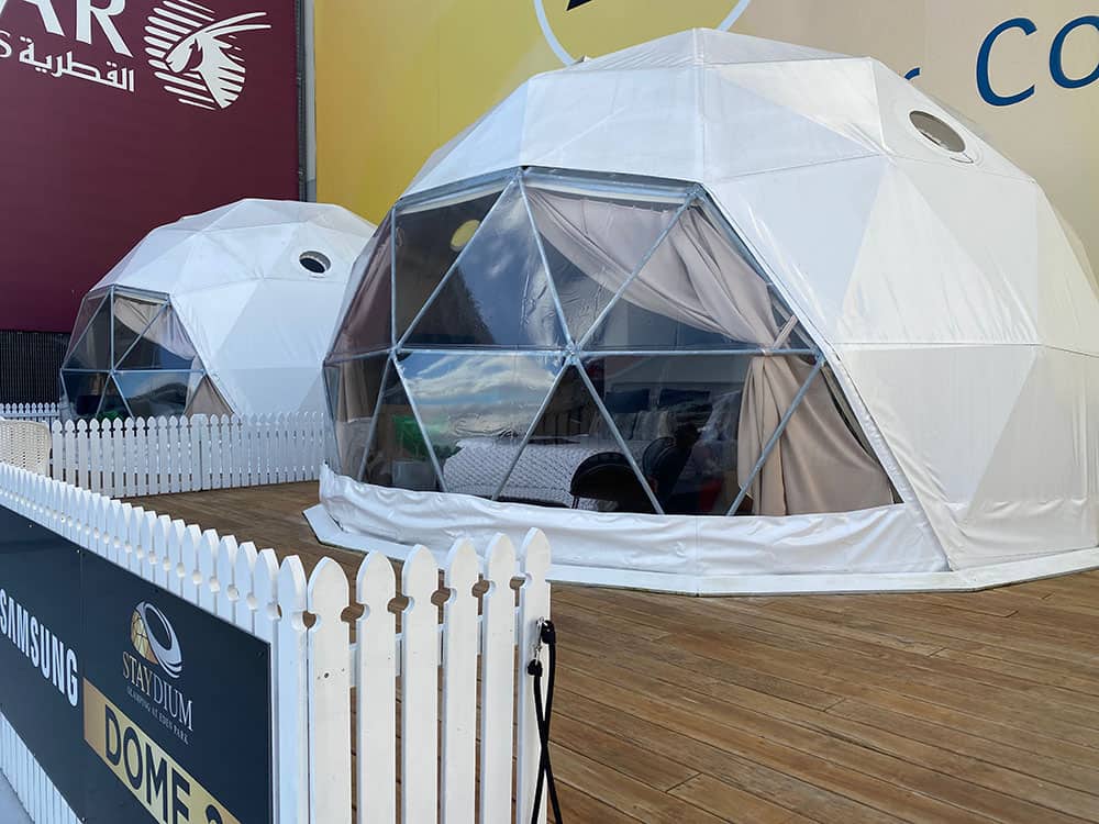 Staydium glamping pods at Eden Park