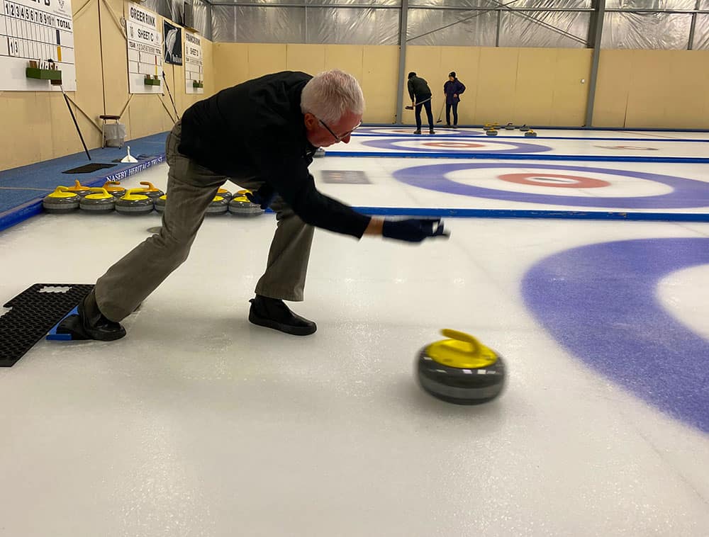 Steve's curling technique