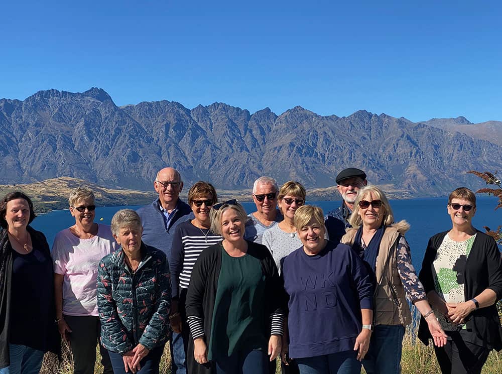 my group and Remarkables mountain range