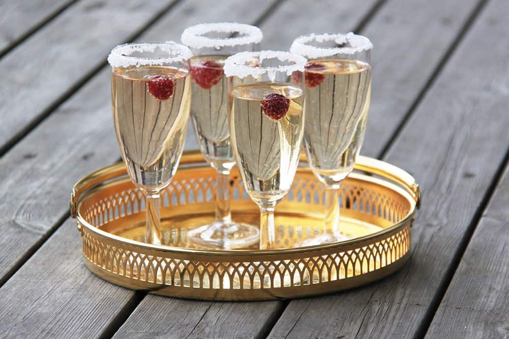 Champagne cocktails