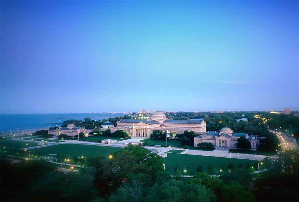 Museum of Science and Industry located on Chicago's lake front