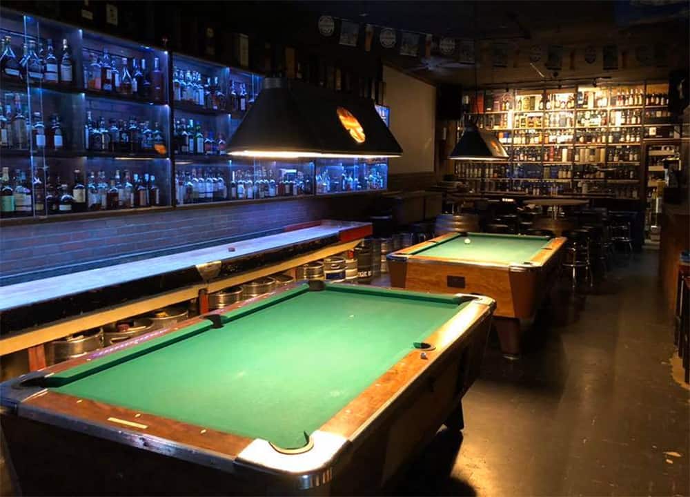 Pool tables at The Daily Pint