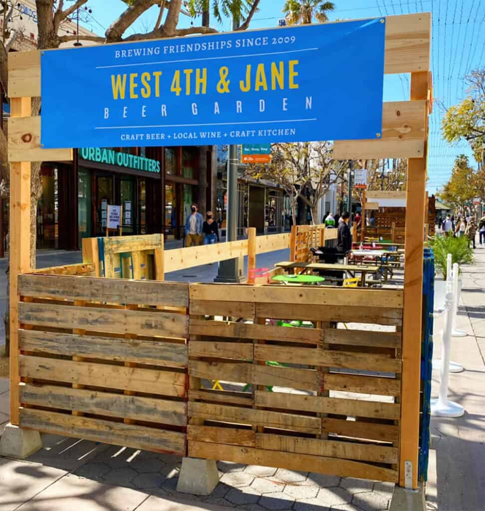 West 4th & Jane pop up beer garden