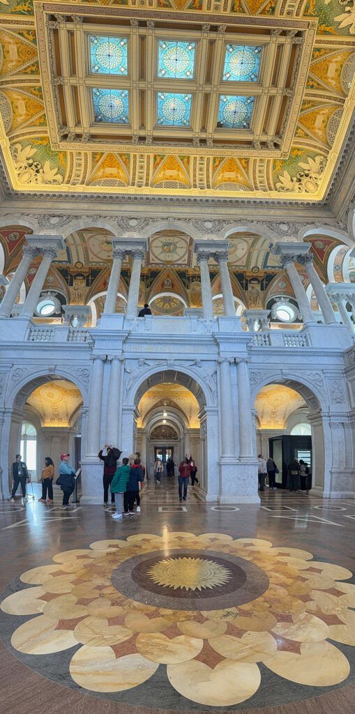 floor to ceiling in the Library of Congress