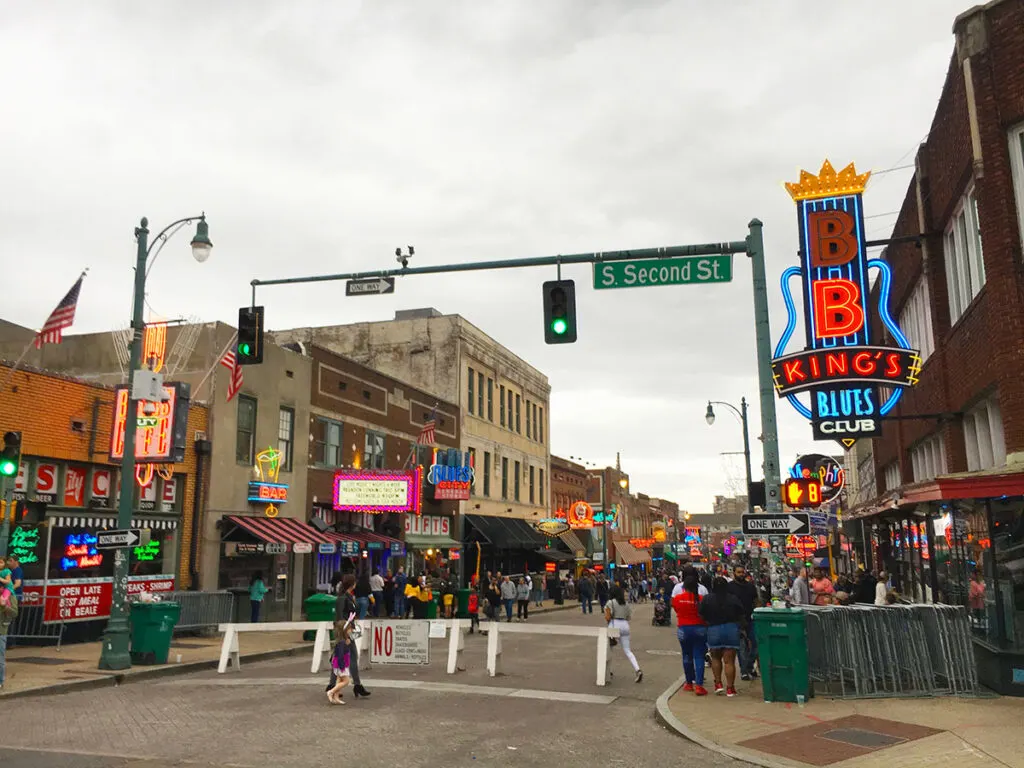 Walking on Beale Street