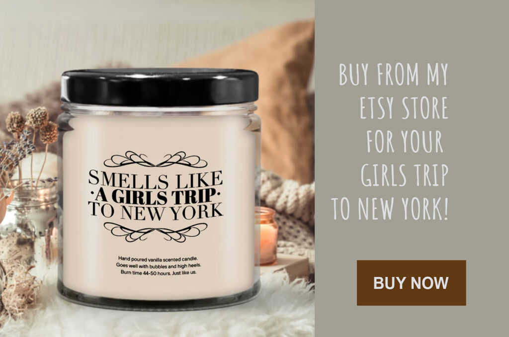 Girls Trip to New York candle gift