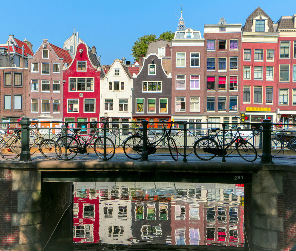 Beautiful Amsterdam reflections