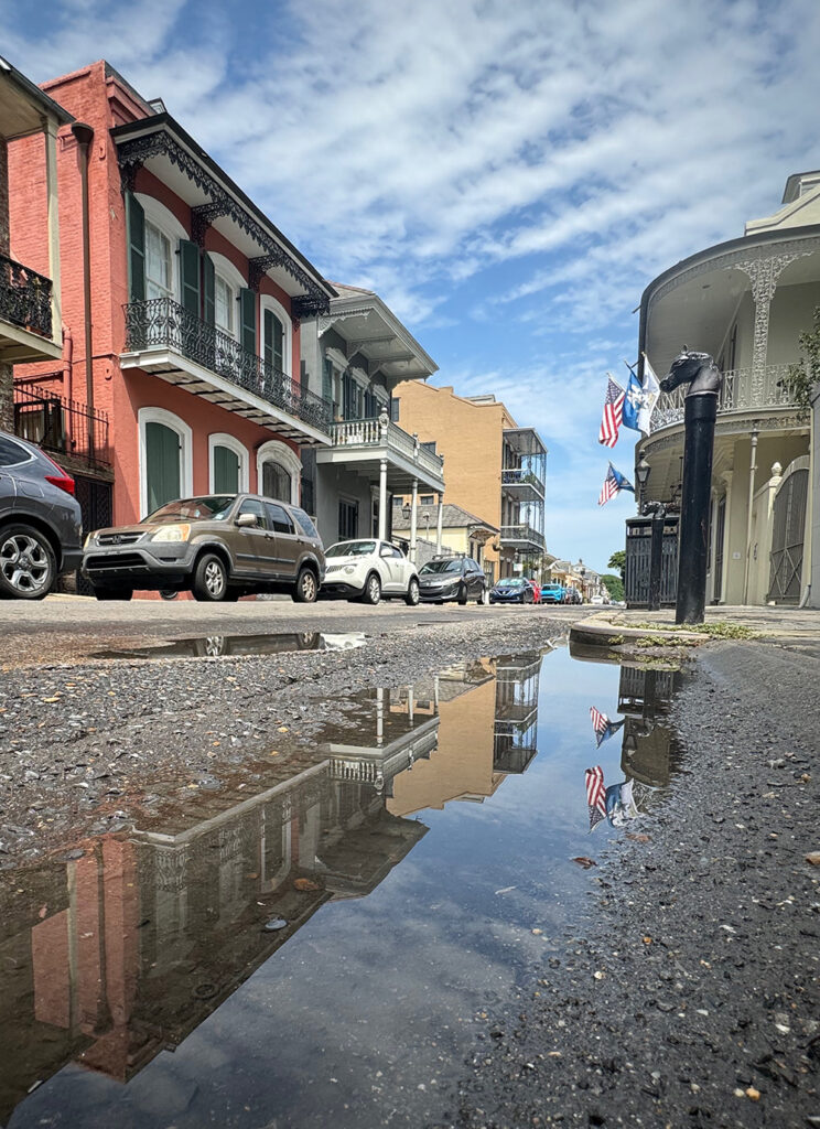 French Quarter New Orleans reflections