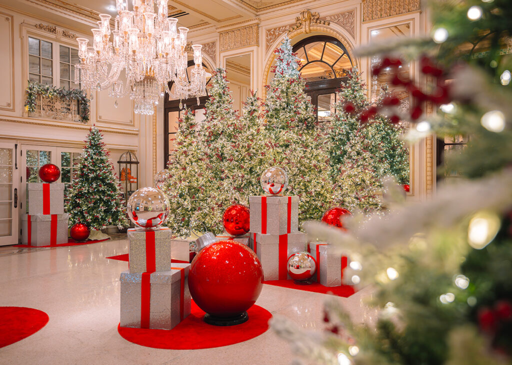 The Plaza Hotel New York lobby 2024