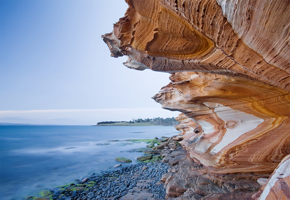 Maria Island's astonishing rock formations