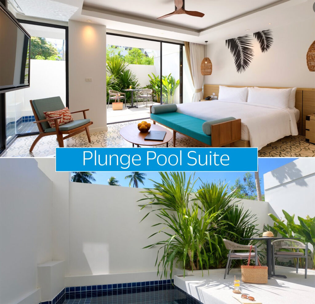 Plunge pool room Outrigger Surin