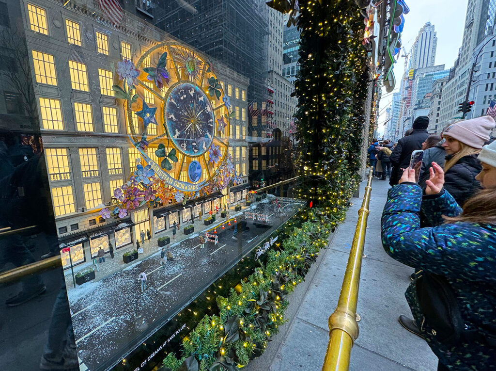 Saks Fifth Avenue Christmas window