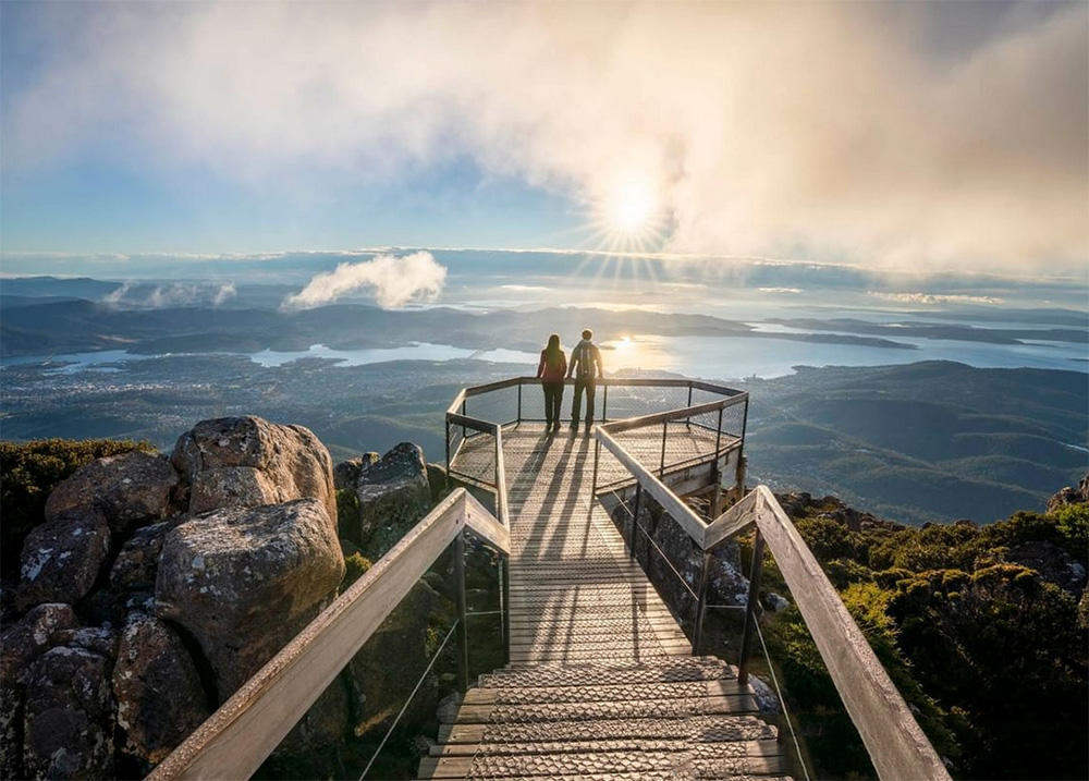 Sunrise at kunanyi/Mount Wellington