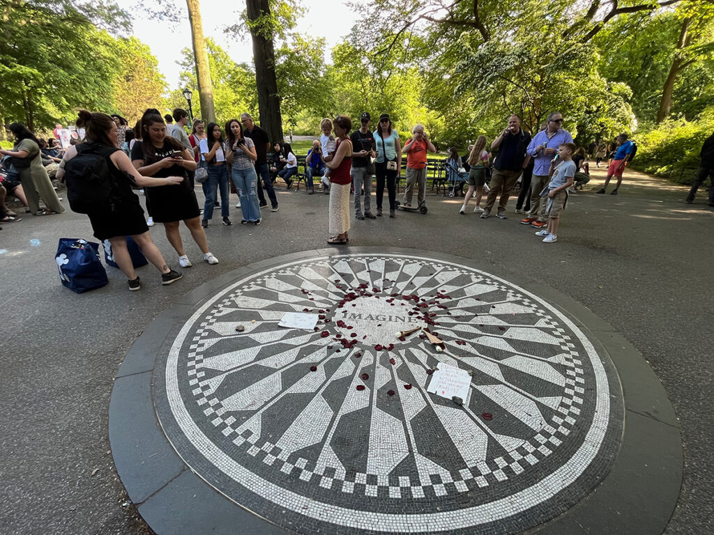 Strawberry Field in Central Park