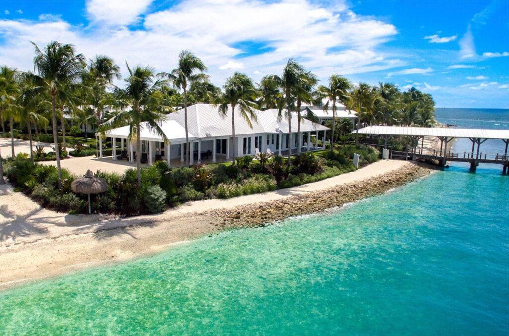 One of Sunset Key's Cottages on the waterfront