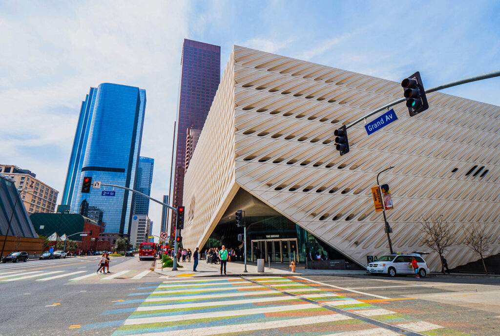 The spectacular Broad Museum, Los Angeles